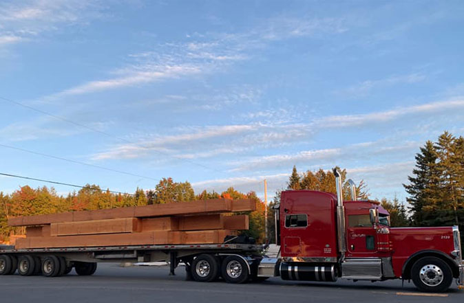 We shipped on a job site, on time